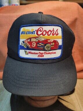 VTG Bill Elliott Coors 1988 NASCAR Winston Cup Champion Trucker Hat